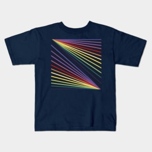 Rainbow Disco Lasers Kids T-Shirt